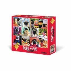 Brand new ๐ Doug the Pug: Pug Life 1,000 Piece Jigsaw Puzzle by Willow Creek Press ๐ฅฐ