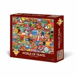 Coupon 😀 World of Travel 1,000 Piece Jigsaw Puzzle by Willow Creek Press 🧨