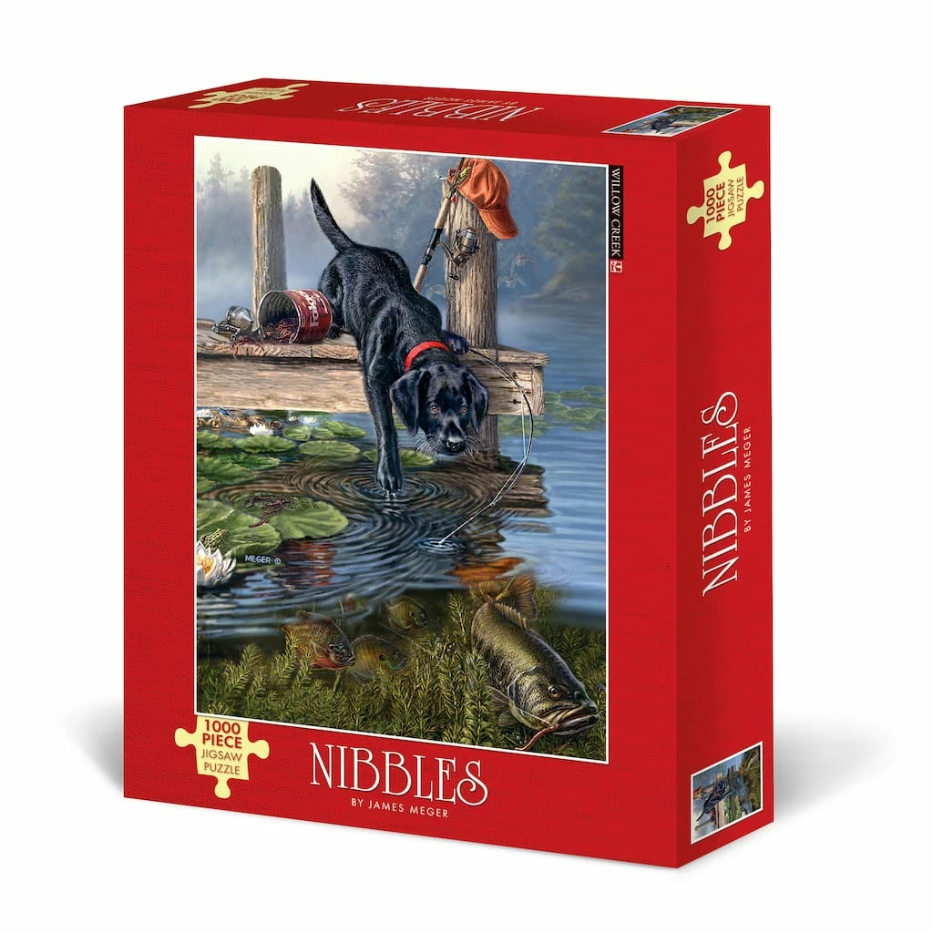 Budget 👍 Nibbles 1,000 Piece Jigsaw Puzzle by Willow Creek Press 🥰 1 Budget 👍 Nibbles 1,000 Piece Jigsaw Puzzle by Willow Creek Press 🥰