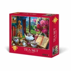 New 🎁 Tea Set 1,000 Piece Jigsaw Puzzle by Willow Creek Press 🔥