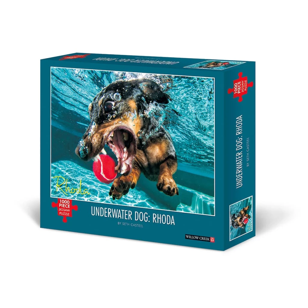 New 🔥 Underwater 🦮 Dog: Rhoda 1,000 Piece Puzzle by Willow Creek Press 👏 1 New 🔥 Underwater 🦮 Dog: Rhoda 1,000 Piece Puzzle by Willow Creek Press 👏