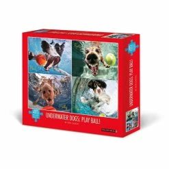 Top 10 👍 Underwater 🐶 Dogs: Play Ball 1,000 Piece Puzzle by Willow Creek Press 💯