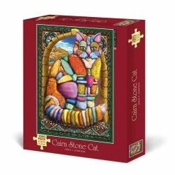 Best Pirce ⌛ Cairn Stone Cat 1,000 Piece Puzzle by Willow Creek Press ⭐