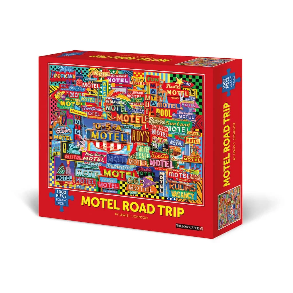 Best Pirce ๐ Motel Road Trip 1,000 Piece Puzzle by Willow Creek Press โค๏ธ 1 Best Pirce ๐ Motel Road Trip 1,000 Piece Puzzle by Willow Creek Press โค๏ธ