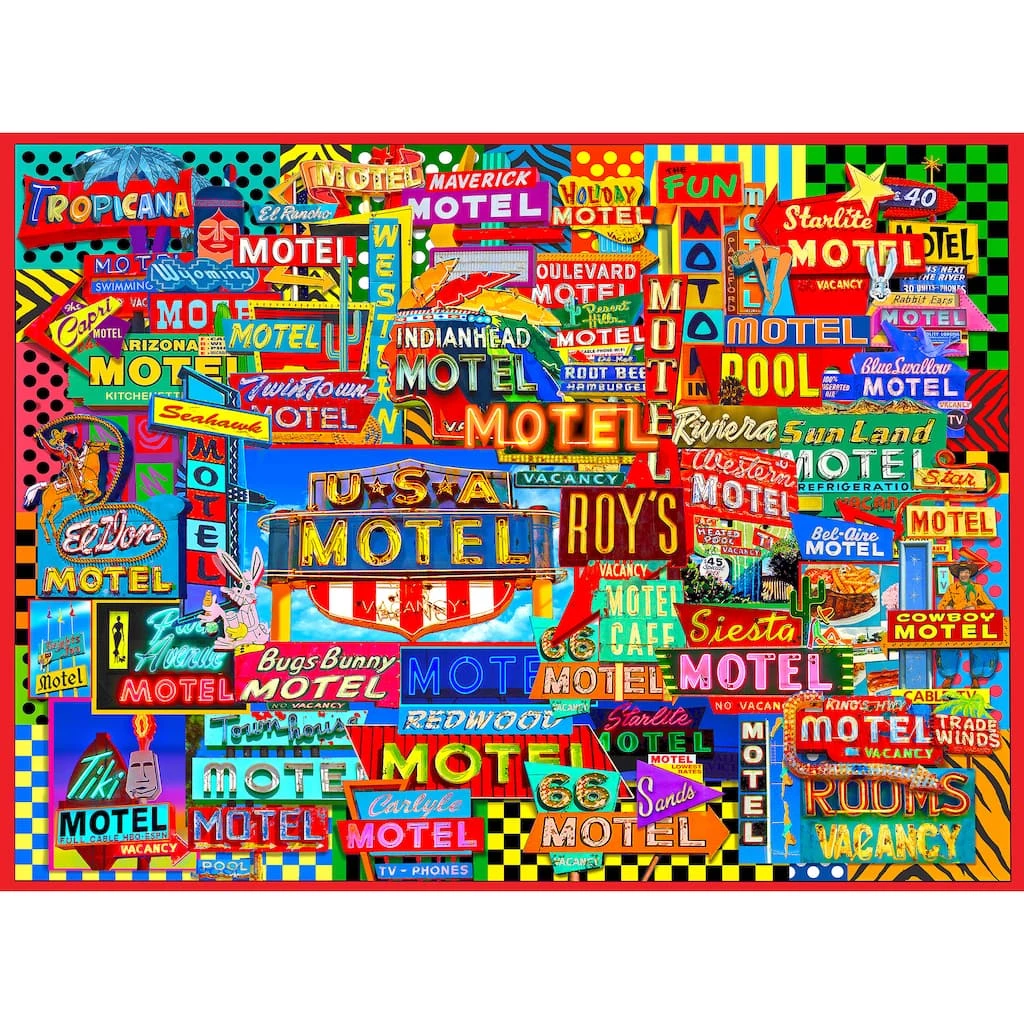 Best Pirce ๐ Motel Road Trip 1,000 Piece Puzzle by Willow Creek Press โค๏ธ 2 Best Pirce ๐ Motel Road Trip 1,000 Piece Puzzle by Willow Creek Press โค๏ธ - Image 2