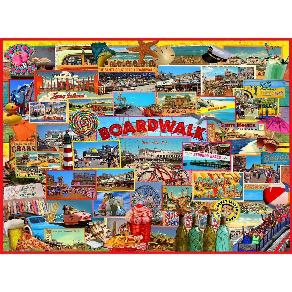 Cheapest ❤️ Boardwalk Memories 1,000 Piece Puzzle by Willow Creek Press 😍 2 Cheapest ❤️ Boardwalk Memories 1,000 Piece Puzzle by Willow Creek Press 😍 - Image 2