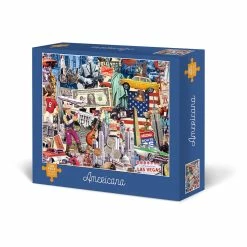 Outlet 👏 Americana 500 Piece Puzzle by Willow Creek Press ⌛