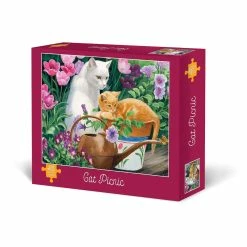 Best Sale ๐ Cat Picnic 500 Piece Puzzle by Willow Creek Press ๐คฉ