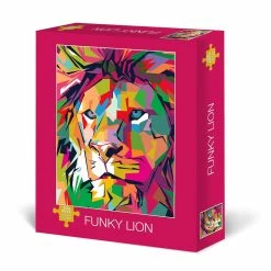 Outlet 😍 Funky Lion 500 Piece Puzzle by Willow Creek Press 🥰