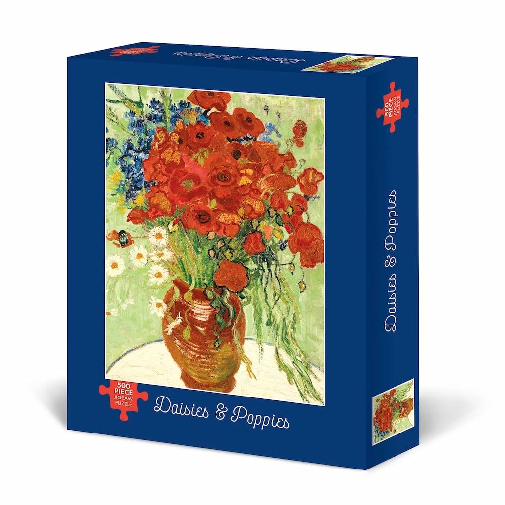 Best Sale ⭐ Van Gogh Daisies & Poppies 500 Piece Jigsaw Puzzle by Willow Creek Press ✔️ 1 Best Sale ⭐ Van Gogh Daisies & Poppies 500 Piece Jigsaw Puzzle by Willow Creek Press ✔️