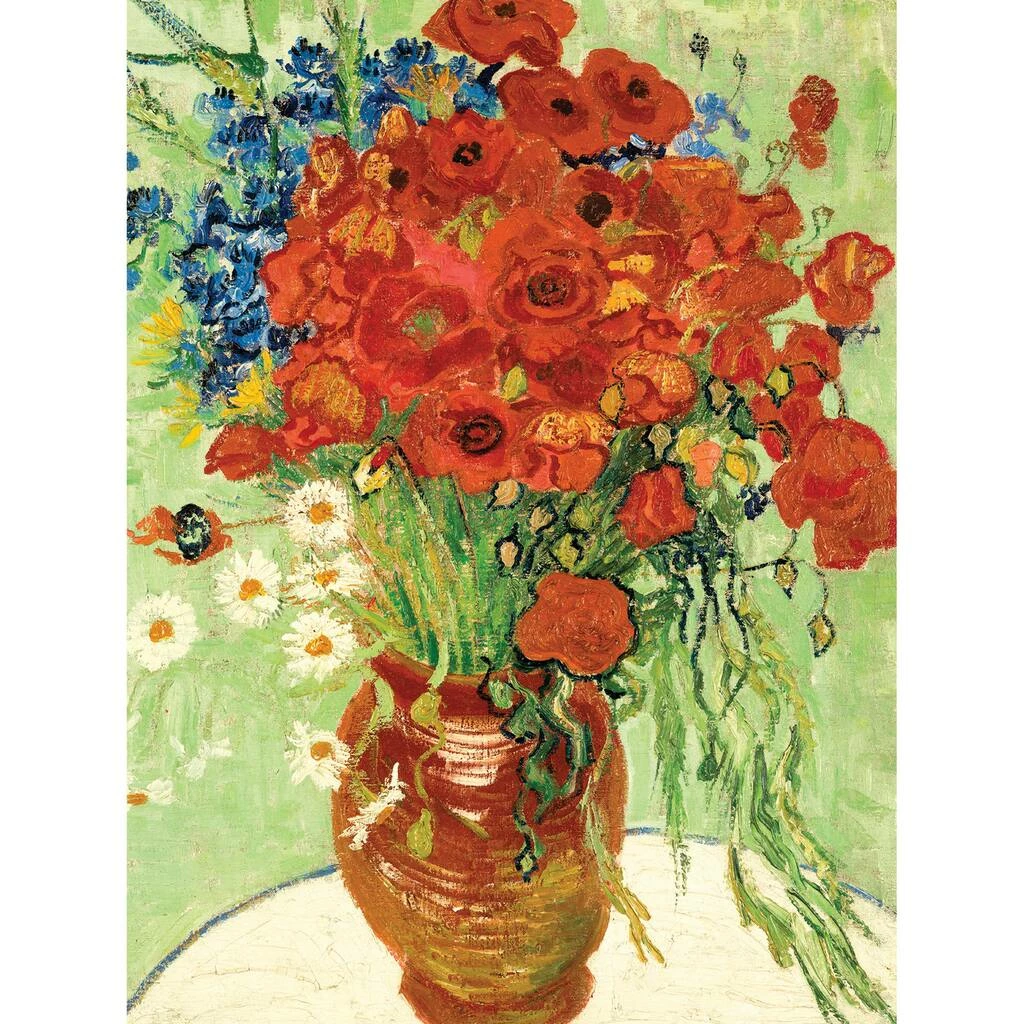 Best Sale ⭐ Van Gogh Daisies & Poppies 500 Piece Jigsaw Puzzle by Willow Creek Press ✔️ 2 Best Sale ⭐ Van Gogh Daisies & Poppies 500 Piece Jigsaw Puzzle by Willow Creek Press ✔️ - Image 2