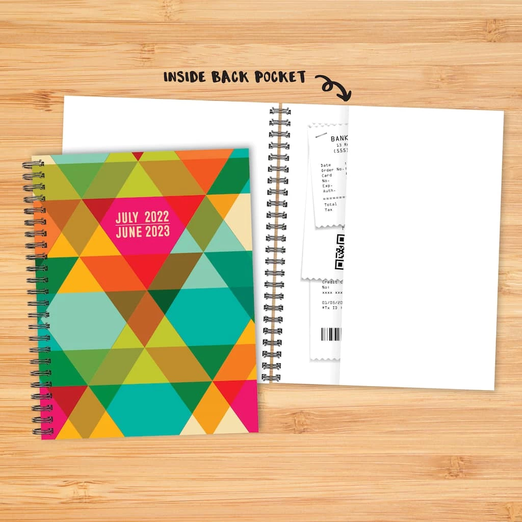 Brand new ๐ Multicolor Geometric 2022-2023 Softcover Academic Weekly Planner by Willow Creek Press ๐ 4 Brand new ๐ Multicolor Geometric 2022-2023 Softcover Academic Weekly Planner by Willow Creek Press ๐ - Image 4