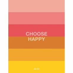 Promo ✨ Choose Happy 2022-2023 Academic Booklet Monthly Planner by Willow Creek Press 🔥