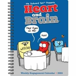 Hot Sale ✨ 2023 Heart & Brain by the Awkward Yeti Engagement Calendar by Willow Creek Press 🤩