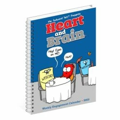 Hot Sale ✨ 2023 Heart & Brain by the Awkward Yeti Engagement Calendar by Willow Creek Press 🤩 -Cheap Willow Creek Press Store D668841S 4