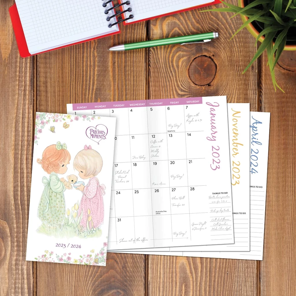 Hot Sale 🤩 2023-2024 Precious Moments 2-Year Pocket Planner by Willow Creek Press 🎉 1 Hot Sale 🤩 2023-2024 Precious Moments 2-Year Pocket Planner by Willow Creek Press 🎉