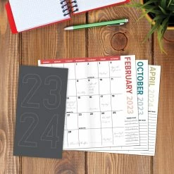 Budget 🔔 2023-2024 Classic Charcoal 2-Year Pocket Planner by Willow Creek Press 🔥