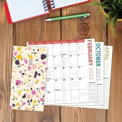 Buy 😍 2023-2024 Modern Terrazzo 2-Year Pocket Planner by Willow Creek Press 🥰