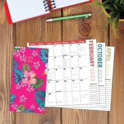Hot Sale 🧨 2023-2024 Tropical Floral Fever 2-Year Pocket Planner by Willow Creek Press 🛒