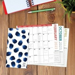 Coupon 🧨 2023-2024 Wild Navy Dot 2-Year Pocket Planner by Willow Creek Press 🥰