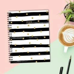 Cheap Willow Creek Press Store 34 Budget 😀 2023 Black and Gold Stripe Softcover Weekly Planner by Willow Creek Press 👏