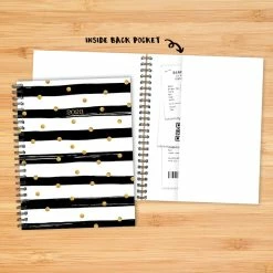 Budget 😀 2023 Black and Gold Stripe Softcover Weekly Planner by Willow Creek Press 👏 -Cheap Willow Creek Press Store D668872S 5