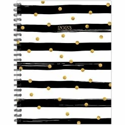 Budget 😀 2023 Black and Gold Stripe Softcover Weekly Planner by Willow Creek Press 👏 -Cheap Willow Creek Press Store D668872S 6