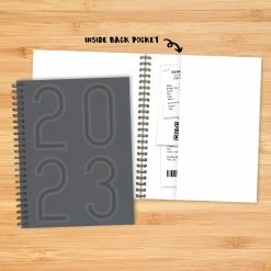 Coupon 🌟 2023 Classic Charcoal Softcover Weekly Planner by Willow Creek Press 🔔 -Cheap Willow Creek Press Store D668874S 5