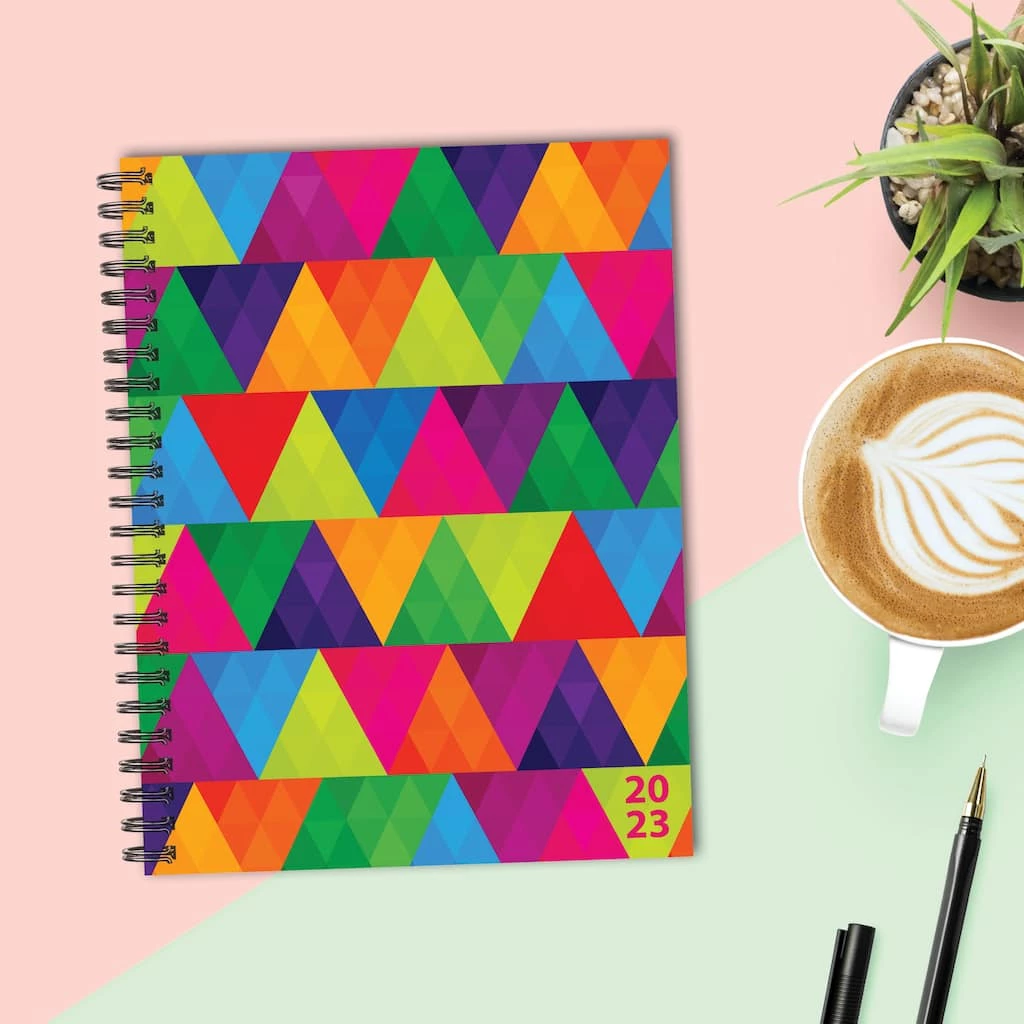 Hot Sale 🎁 2023 Colorful Geometric Softcover Weekly Planner by Willow Creek Press ✨ 1 Hot Sale 🎁 2023 Colorful Geometric Softcover Weekly Planner by Willow Creek Press ✨