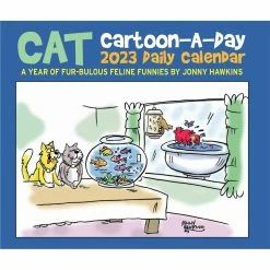 Promo ⌛ 2023 Cat Cartoon by Jonny Hawkins Box Calendar by Willow Creek Press 🎉 -Cheap Willow Creek Press Store D669835S 5