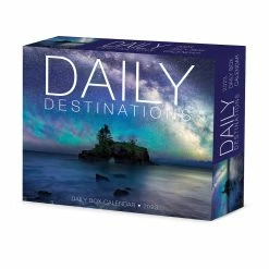 Outlet ⌛ 2023 Daily Destinations Box Calendar by Willow Creek Press 💯