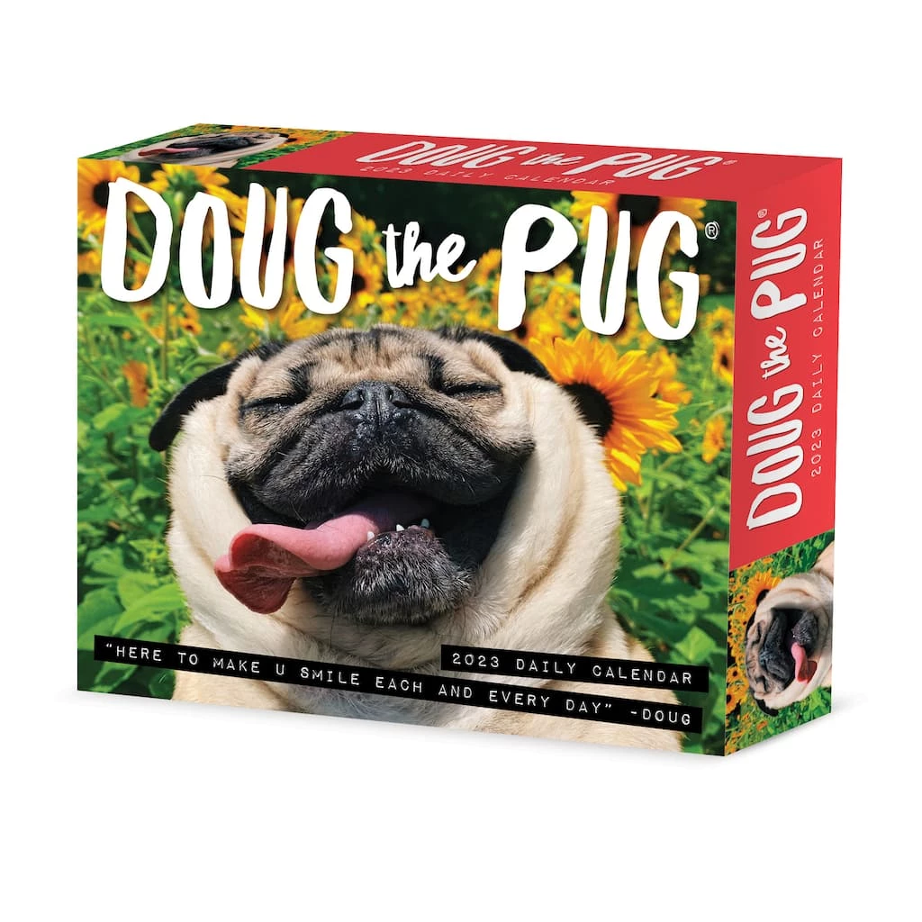Top 10 ๐ 2023 Doug the Pug Box Calendar by Willow Creek Press ๐ 1 Top 10 ๐ 2023 Doug the Pug Box Calendar by Willow Creek Press ๐