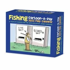 Budget 🤩 2023 Fishing Cartoon A Day Box Calendar by Willow Creek Press 👍