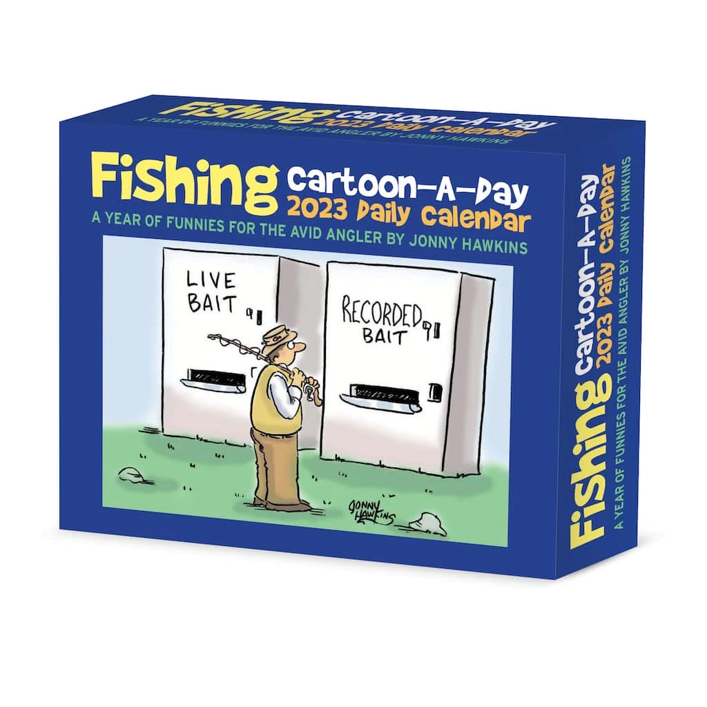 Budget ๐คฉ 2023 Fishing Cartoon A Day Box Calendar by Willow Creek Press ๐ 1 Budget ๐คฉ 2023 Fishing Cartoon A Day Box Calendar by Willow Creek Press ๐