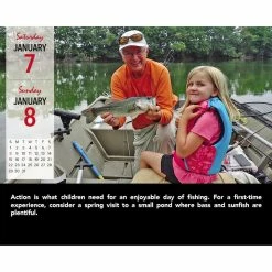 Discount 😀 2023 Ken Schultz Daily Fishing Tips Box Calendar by Willow Creek Press 🎉 -Cheap Willow Creek Press Store D669854S 3