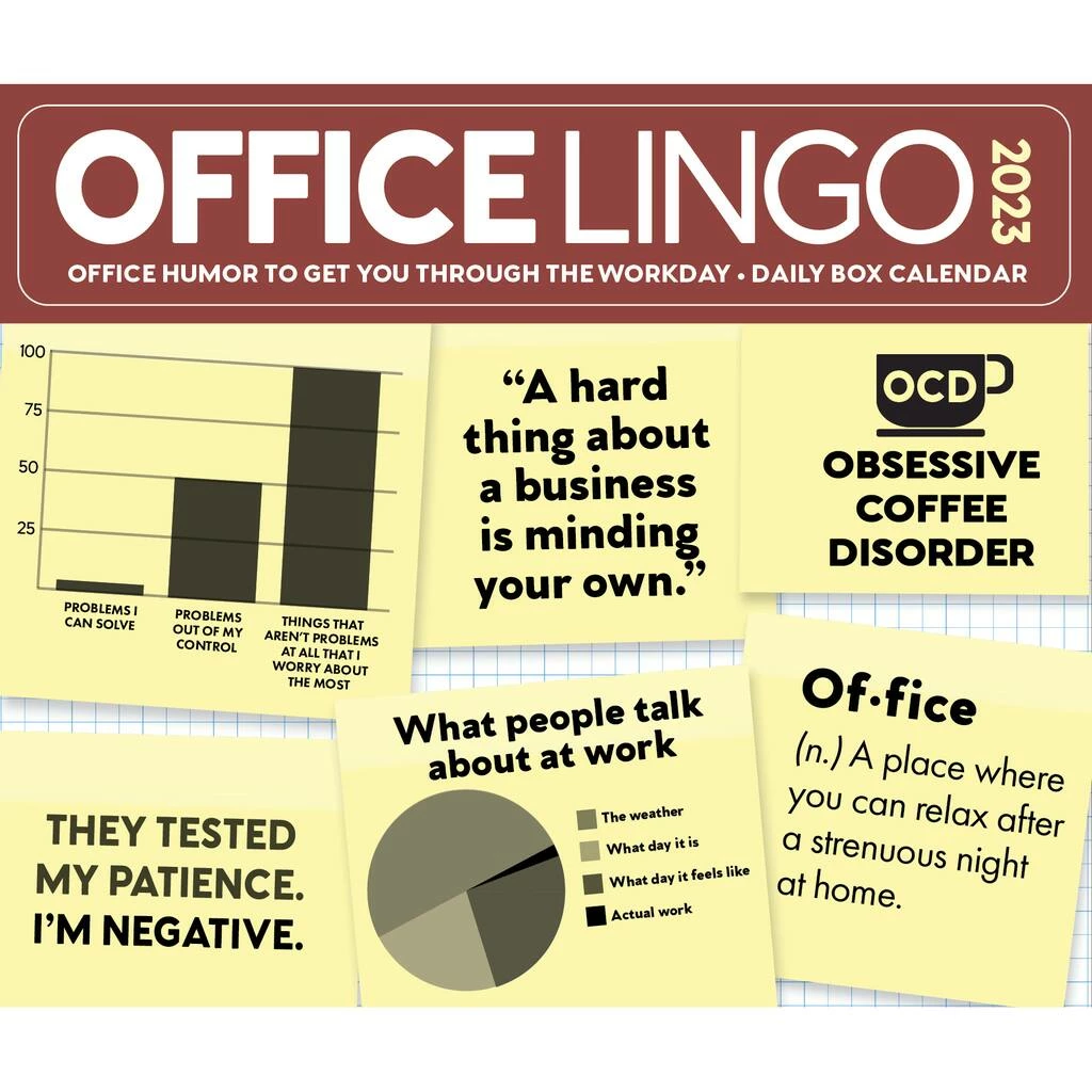 Best reviews of π 2023 Office Lingo Box Calendar by Willow Creek Press π 5 Best reviews of π 2023 Office Lingo Box Calendar by Willow Creek Press π - Image 5