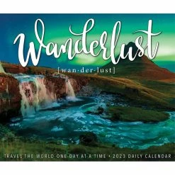 Coupon 🔥 2023 Wanderlust Daily Box Calendar by Willow Creek Press ✔️ -Cheap Willow Creek Press Store D669871S 5
