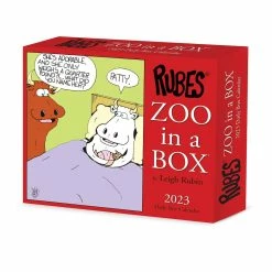 Brand new ✨ 2023 Rubes® Cartoons Zoo in a Box Daily Box Calendar by Willow Creek Press ⌛
