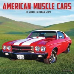 Wholesale 🥰 2023 American Muscle Cars Mini Wall Calendar by Willow Creek Press 🔔