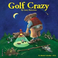 Coupon ✔️ 2023 Golf Crazy Gary Patterson Mini Wall Calendar by Willow Creek Press 👏