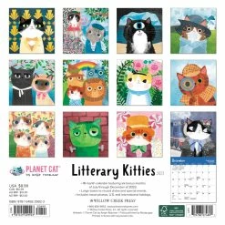 Cheap 😍 2023 Literary Kitties Mini Wall Calendar by Willow Creek Press 😍 -Cheap Willow Creek Press Store D669897S 2
