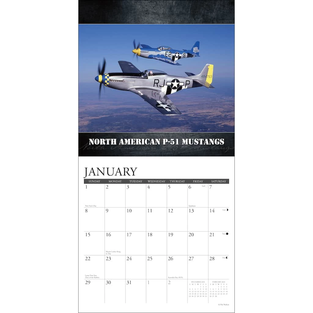Best deal 🥰 2023 WWII Military Aircraft Mini Wall Calendar by Willow Creek Press ❤️ 3 Best deal 🥰 2023 WWII Military Aircraft Mini Wall Calendar by Willow Creek Press ❤️ - Image 3