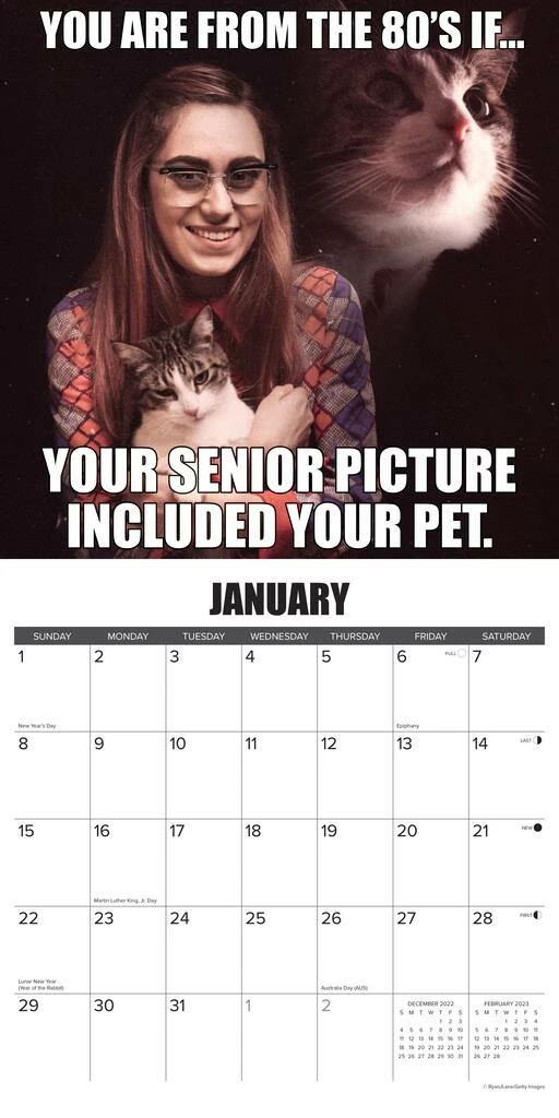 Top 10 ⭐ 2023 80's Flashback Wall Calendar by Willow Creek Press ⭐ 3 Top 10 ⭐ 2023 80's Flashback Wall Calendar by Willow Creek Press ⭐ - Image 3