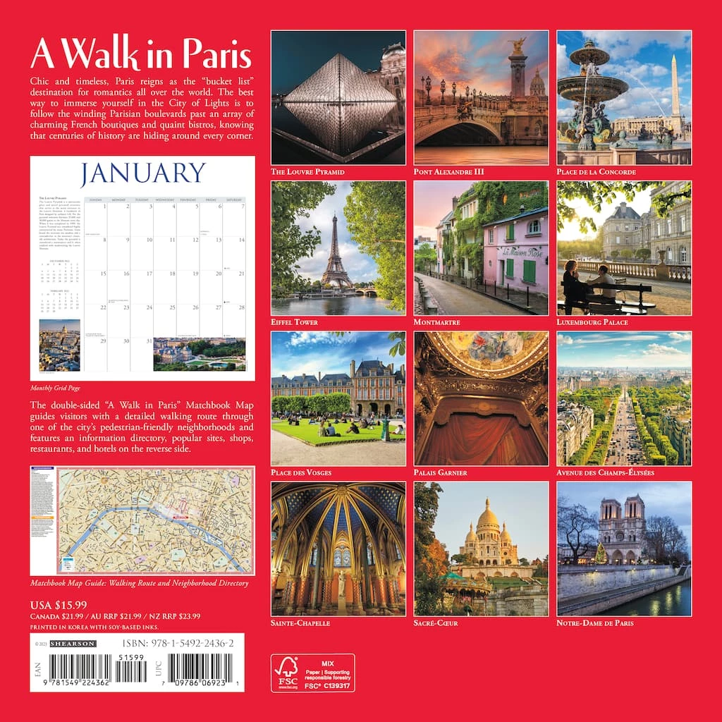 Best reviews of ๐ฅ 2023 A Walk in Paris Wall Calendar by Willow Creek Press ๐ 2 Best reviews of ๐ฅ 2023 A Walk in Paris Wall Calendar by Willow Creek Press ๐ - Image 2
