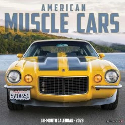 Hot Sale 👏 2023 American Muscle Cars Wall Calendar by Willow Creek Press 👏