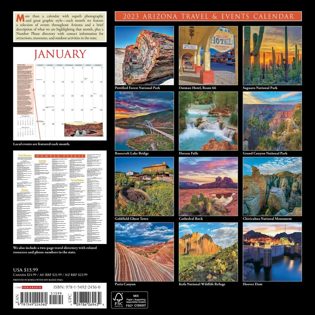 Flash Sale ๐ 2023 Arizona Wall Calendar by Willow Creek Press ๐ฅฐ 2 Flash Sale ๐ 2023 Arizona Wall Calendar by Willow Creek Press ๐ฅฐ - Image 2