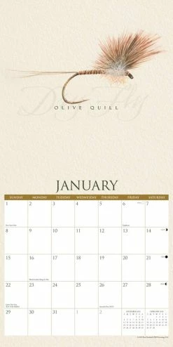 Outlet 🔔 2023 Art of the Fly Wall Calendar by Willow Creek Press 😍 -Cheap Willow Creek Press Store D669944S 3