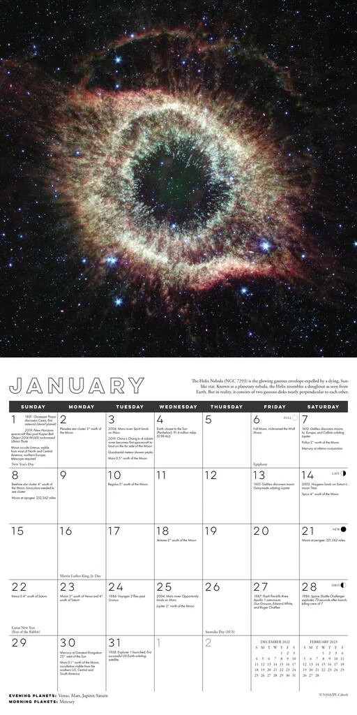 Brand new 😍 2023 Astronomy Wall Calendar by Willow Creek Press ⌛ 3 Brand new 😍 2023 Astronomy Wall Calendar by Willow Creek Press ⌛ - Image 3