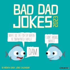 Cheapest 🤩 2023 Bad Dad Jokes Wall Calendar by Willow Creek Press 😍