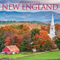 Outlet 😉 2023 Beautiful New England Wall Calendar by Willow Creek Press 😀